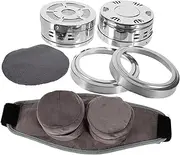 BESTYASH 1 Set Moxibustion Supply Wear Resistant Moxa Box with Belt Heat Insulation Pad for Home Use Convenient Moxa Bag for Neck Shoulders Joints Wellness