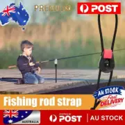 Elastic Fishing Rod Tie Strap Bungee Leash Pole Tie Down Wrap Band (1pc)