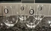 4 Riedel Cabernet Merlot Stemless Wine Glasses - No Box