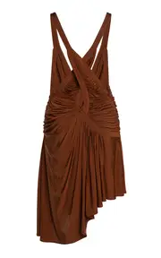 [Christopher Esber] Suspended Jersey Fluted Mini Slinky Dress