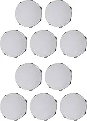 10 Pcs 8 Inch Musical Tambourine Tamborine Drum Round Percussion KTV