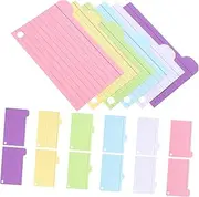TOGEVAL Index Cards Bulk Study Flash Cards Pads with Ring Binder Memory Word Book for College Students