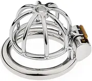 SM Cock Cage Penis Cage Sissy Inverted Chastity Device Penis Cage SM Penis Ring Male Cage Beginner Cage Erection Ring Bondage for Lover