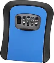 ASAKKURA Keys Safe Box with Push Button Lock Theft Password Key Storage for Indoor Outdoor Use for Vacation Rentals and Construction Sites