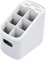 New Talent Cutlery Drainer for Kitchen Counter and Sink Organizer Caddy with 6 Compartments and 4 Knife Slots, Dish Washing Tools