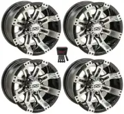 GTW Tempest 10" Golf Cart Wheels/Rims Machined E-Z-GO & Club Car