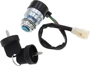 Ignition Barrel Key Switch 3 Wire 3 Pin Ignition Lock Start Switch Key for Tractor Motor Ignition Key Switches