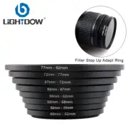Lens Filter Adapter Ring Step up Metal Stepping Rings 49/52/55/58/62/67/72/77/82