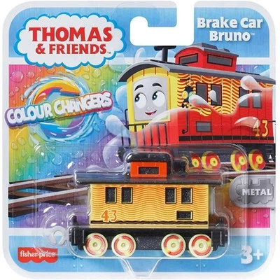 Thomas & Friends Neon Bruno The Brake Car Color Changers Metal Train Engine NEW