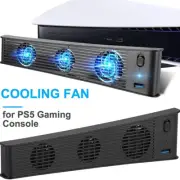 PS5 Cooling Fan Cooler Accessories For PS5 Console with 3 Fans Horizontal Stand