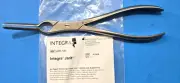 INTEGRA Jarit 405-180 Surgical Ash Septum Forceps Curved 8 3/4" Angled