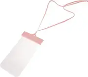 Angoily Mobile Waterproof Bag Cell Phone Dry Bag Dry Sack Water Phone Protector Water Proof Phone Pouch Clear Water Swim Buoy Holder Waterproof Cell Phone Pouch Cell Phone Sleeve Pink TPU