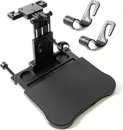 B1bee Foldable Car Seat Tray – Back Seat Organiser for Kids & Adults, Travel Desk with Storage for Meals, Laptops & Activities
