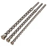 CARBIDE TIPPED BIT 3 Piece Masonry Drill Bit Set, SDS Max