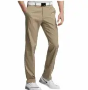 Nike Flat Front Golf Unhemmed Pants Men's Chino (Size 30 & 34) 835593 221
