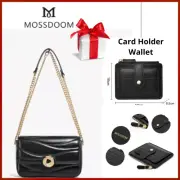Crossbody Bag Small Shoulder Purse with Chain Strap Clutch +Card Holder Wallet
