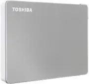 Toshiba Canvio Flex 2TB Portable External Hard Drive USB-C USB 3.0, Silver for P