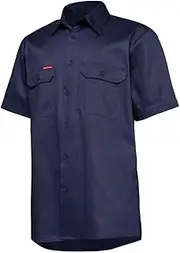 [Hard Yakka] Men's Core Cotton Short Sleeve Lightweight Vented Shirt