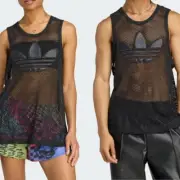 adidas Jeremy Scott mesh Tank Top Shirt Black JY2020 Japan Size 2XS - 5XL daily