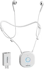 Holdsound Wireless Headphones for TV Listening, Comfortable TV Headphones Wireless for Seniors with USB Transmitter, Easy to Use, No Delay, 15hrs Playtime, 100 FT Range (Gray)
