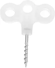 ERINGOGO Tent Nails Trampoline Anchors Canopy Stakes Tent Pegs Ground Anchor Tarp Stakes White Stainless Steel