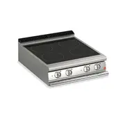 Baron Electric Cook Top With Electric Oven - Q70PCF - Oven Ranges (SI-Q70PC/VCE800) - Q70PC/VCE800-SI
