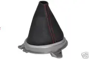 FITS HONDA JAZZ GEAR GAITER SHIFT BOOT RED STITCH 02-08 CUSTOM NEW MADE IN UK (for: Honda)