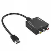 Simplecom Hdmi To Composite Av Cvbs 3Rca Video Converter 1080P Downscaling