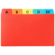 J.Burrows A-Z Index Card Dividers 127 x 76mm