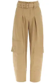 LOW CLASSIC cargo pants with matching belt