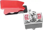 iplusmile Red Protective Cover Switch 203a On/off Toggle Waterproof 3 Position Car Dash