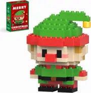 Christmas Elf Building Blocks Set Compatible with Lego Advent Calendar