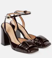 [Gianvito Rossi] Gianvito Rossi 90 patent leather sandals AU 7.5 red