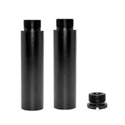 2pcs Microphone Boom Stand Extension Rod Set 5/8 Aluminum Alloy Mic Stand