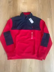 Polo Ralph Lauren Shirt Pullover Double Knit Tech Windbreaker Colorblock Mens