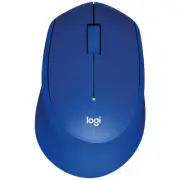 Logitech M331 Silent Mouse Wireless Optical 1000 DPI - Blue- Windows MAC Chrome