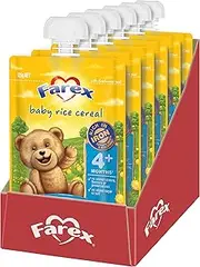 Farex Baby Rice Cereal for 4+ Months Baby 125 g (Pack of 6)