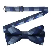 Mens Bow Tie Plaid Bow Tie for Men Pre Tied Adjustable Bow Tie for Bowtie 05