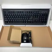 Tech Bundle: HP Wired USB Scroll Mouse & NEW* SMK-Link Laptop Computer Keyboard