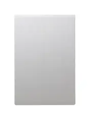 Vynco Urban Blank Face Plate Fascia Only in Annodized Brushed Aluminium