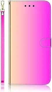 Phone Cover Wallet Folio Case for Samsung Galaxy S10E, Premium PU Leather Slim Fit Cover for Galaxy S10E, Horizontal Viewing Stand, Lanyard, Travel, Rose Red