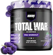 Redcon1 Total War Pre-Workout Powder - Grape, Grapes, 441 grams