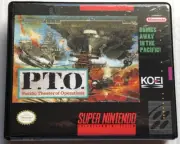 P.T.O. Pacific Theater of Operations CASE ONLY Super Nintendo SNES Box BEST