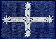 [Cypress Collectibles Embroidered Patches] Eureka Flag Embroidered Patch Iron-On Australian Democracy Australia Emblem