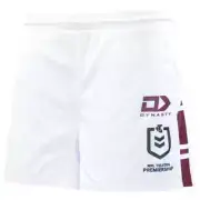 Manly Sea Eagles 2025 NRL Mens Players Home Shorts Sizes S-7XL BNWT
