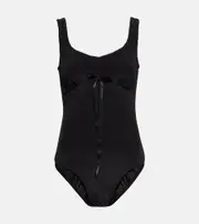 [Simone Rocha] Simone Rocha Bow-embellished bodysuit AU 4 black