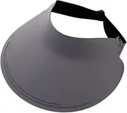[Generic] Wide Brim Sun Visor for Women Men Foldable Sun Hats Ponytail Beach Hats for Daily Outdoor Activities