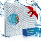 Ultra Thin Pillow for Stomach Sleepers, Cooling Flat Memory Foam Pillow for B...