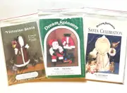 Dream Spinners, Gooseberry Hill, 3 patterns Christmas Santa doll decorations