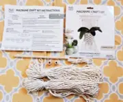 Needle creation Macrame KIT PLANT HANGER opened